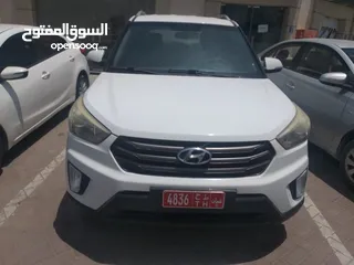  1 هيونداي كريتا 2017 للايجار اليةمى والشهرى   hyonday creata for rental by day and week and month