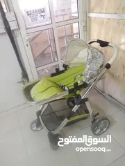  1 عرباية اطفال + car seat