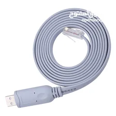  7 Console Cable,Cisco Console Cable,USB Console Cable with FTDI Chip,USB to RJ45 Serial Adapter