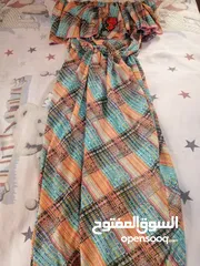  3 فساتين سهره وسواريه شيك جدا فاللبس