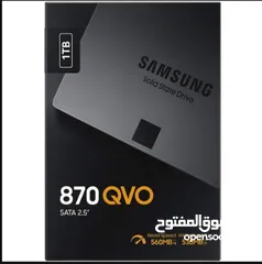  2 هاردسك samsung 870 QVO SATA SSD 1TB  2.5