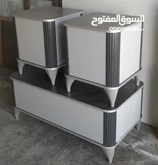  2 طاولات وسط خشب 18م الون حسب الطلب مكون من ثلاث قطع طاولات واسط جودة عالية