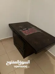  2 طاولة وسط مستطيل مع 4 طاولات