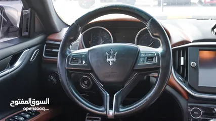  9 Maserati Ghibli 2014 Model - GCC - Sunroof