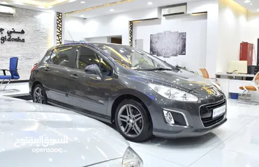  3 Peugeot 308 TURBO ( 2014 Model ) in Gray Color GCC Specs