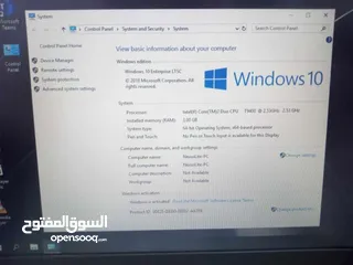  1 لابتوب بدو بطاريه وسوفتوير