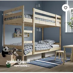  2 تخت للبيع طابقين (Punk Bed) من ايكيا - بحالة ممتازة