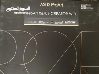  1 مذربورد x670 asus proart + 9800X3D