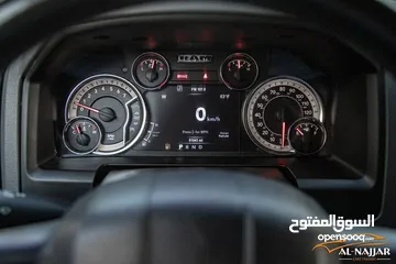  21 Dodge Ram Big horn 2019 gasoline   البكب بحالة الوكالة و قطع مسافة 51,000 ميل فقط