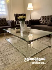  5 طاوله زجاج اكريليك