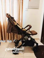  1 عرباية شارع للأطفال تتحول تخت قابله للطي -نوع كيدلو استخدم شهرين تتسع لطفليين