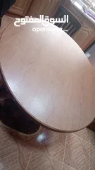  1 طاولة مطبخ وسط خشب زان