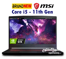  10 MSI Thin Gaming Core i5-11400H 11th Gen - GTX1650 4G 16GB 3200MHZ DDR4 RAM 512 GB SSD Windows 11