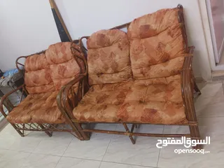  3 طقم كنب قصيب