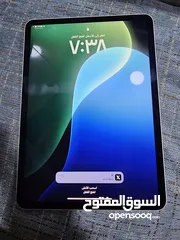  1 ايباد m2  الذاكره 128 حجم شاشه 11 انج النظافه 99 البطاريه 89