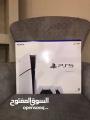  1 ps5 slim  للبيع جديد شوف الوصف