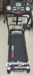  1 جهاز مشي كهربائي مع رجاج بقشاط امامي Treadmill نوع World Fitness