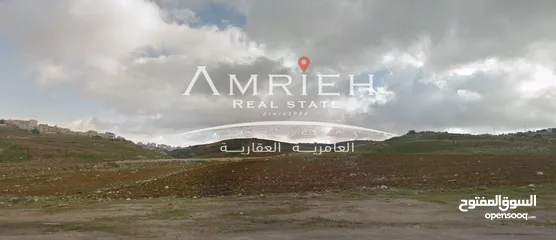  1 ارض 933 م للبيع في رجم عميش / اطلاله مميزه على كارديور عبدون .