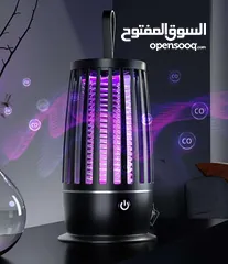  7 صاعق ناموس كهربائي يشتغل بالكهرباء بدون صوت يستخدم الاشعة فوق البنفسجية لجذب الحشرات ثم يقضي عليها