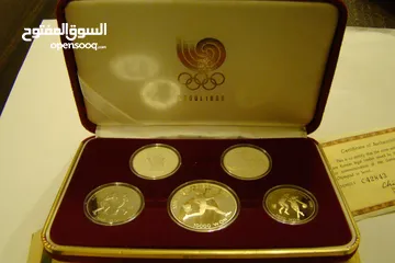  1 مجموعة اصدار خاص للالعاب الاوليمبية في كوريا عام 1988  Special collection for the 1988 Olympics