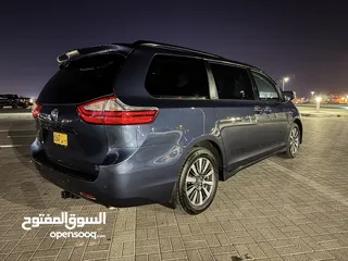  23 تويوتا سيينا الدفع الرباعي 2018 السيارة في قمة النظافه  Toyota Sienna 2018 AWD super Clean