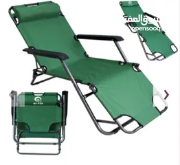  1 كرسى بحر قابل للطى foldable lounge chair