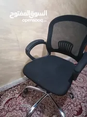  4 كرسي مكتب مستعمل بحاله وكاله