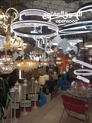  10 محل انارات للبيع يعمل بشكل ممتاز بموقع مميز جدا بشارع الحرية -عمان