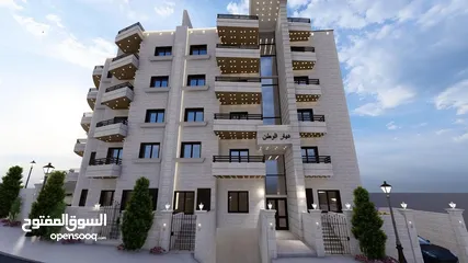  1 شقة مع روف 220م مع ترس 100م حول الروف في ابو علندا اسكان الكهرباء بسعر مميز