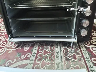  2 فرن كهربائي جديد مش مستعمل بعمل كلشي صواني جاج سمك