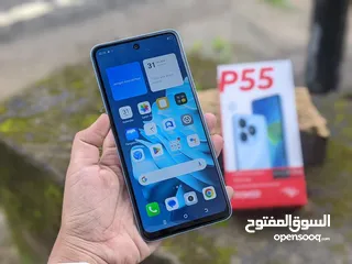  12 ايتل P55 ذكره 256 جيجا رام 24 جيجا شريحتين بتفس الوقت