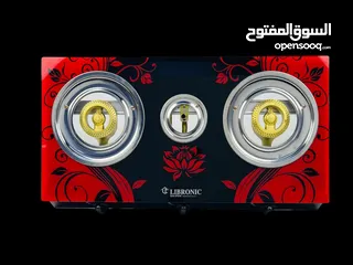  5 طباخ غاز منضدي 3 عيون زجاج