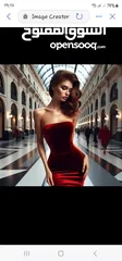  6 فساتين سهره مميزه جداً  لبسه واحده حجم M