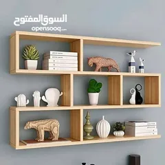  12 رفوف خشب شاشه ومطبخ وحمام وديكور حائط وستاند مكياج وجلاتين وكتب وصيدليه ومطبخ وغيره