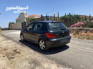  4 بيجو 307 موديل 2007 نيو للبيع