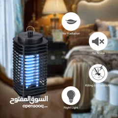  1 قاتل البعوض الكهربائي المحمول بالأشعة فوق البنفسجية حجم صغير مناسب لغرف الاطفال والمكاتب