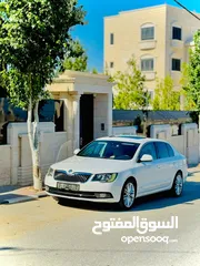  2 سكودا سوبيرب 2014 ديزل فل اضافات للبيع أو اليدل على سياره 7 ركاب