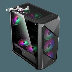  6 كيس جيمنغ فارغ احترافي جيماكس تجميعة  Gamemax Gaming Revolt Case