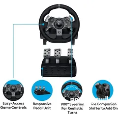  5 Logitech G920 Driving Force Racing Wheel For Xbox One and PC  941-000124