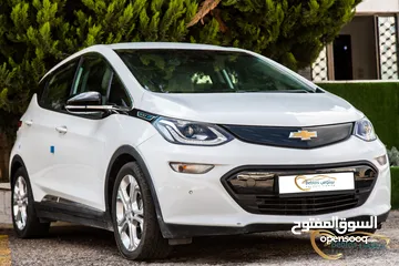  5 Chevrolet bolt ev 2019   كهربائية بالكامل  Full electric   السيارة بحالة ممتازة جدا