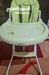  2 كرسي اطفال بحالة مستعمل بحالة ممتازة  لايفوتكم اقوى عروضنا لليوم ولكل يوم  كرسي طعام لطفلك مبارك لكم