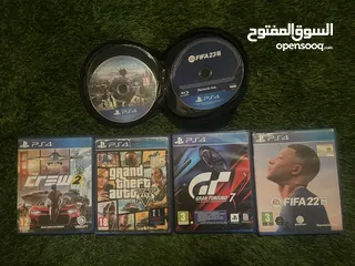  7 بلايستيشن 4 سليم 800 جيجا + ايدتين + 7 العاب + شاحن + سلك 3 متر HDMI
