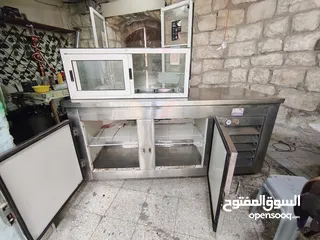  3 ثلاجة عرض سلطات للمطاعم شغالة مية بالمية