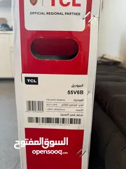  3 تلفزيون جديد TCL حجم 55 4k