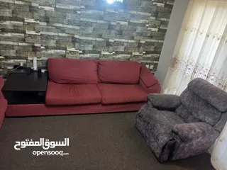  4 طقم كورنر مع ركلاينرخشب ممتاز