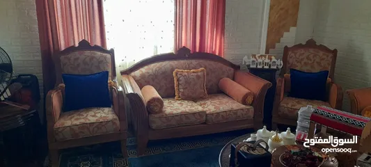  3 طقم كنب تركي مستعمل