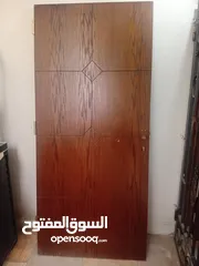  1 باب خشب صلد قشره بلوط