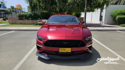  2 2019 Ford Mustang GT 5.0 very good condition  2019 موستنج جي تي جير عادي عداد ديجيتال