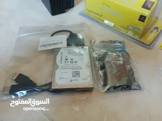  3 بلايستيشن 2 معدلة مع اسلاك + ميموري جديدة هدية + هارديسك وميموري عليهم 60 لعبة مميزة