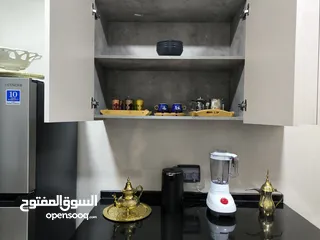  5 شقة للايجار اليومي في بوشر بجانب مسجد محمد الامينapartement for rent in bousher, new building